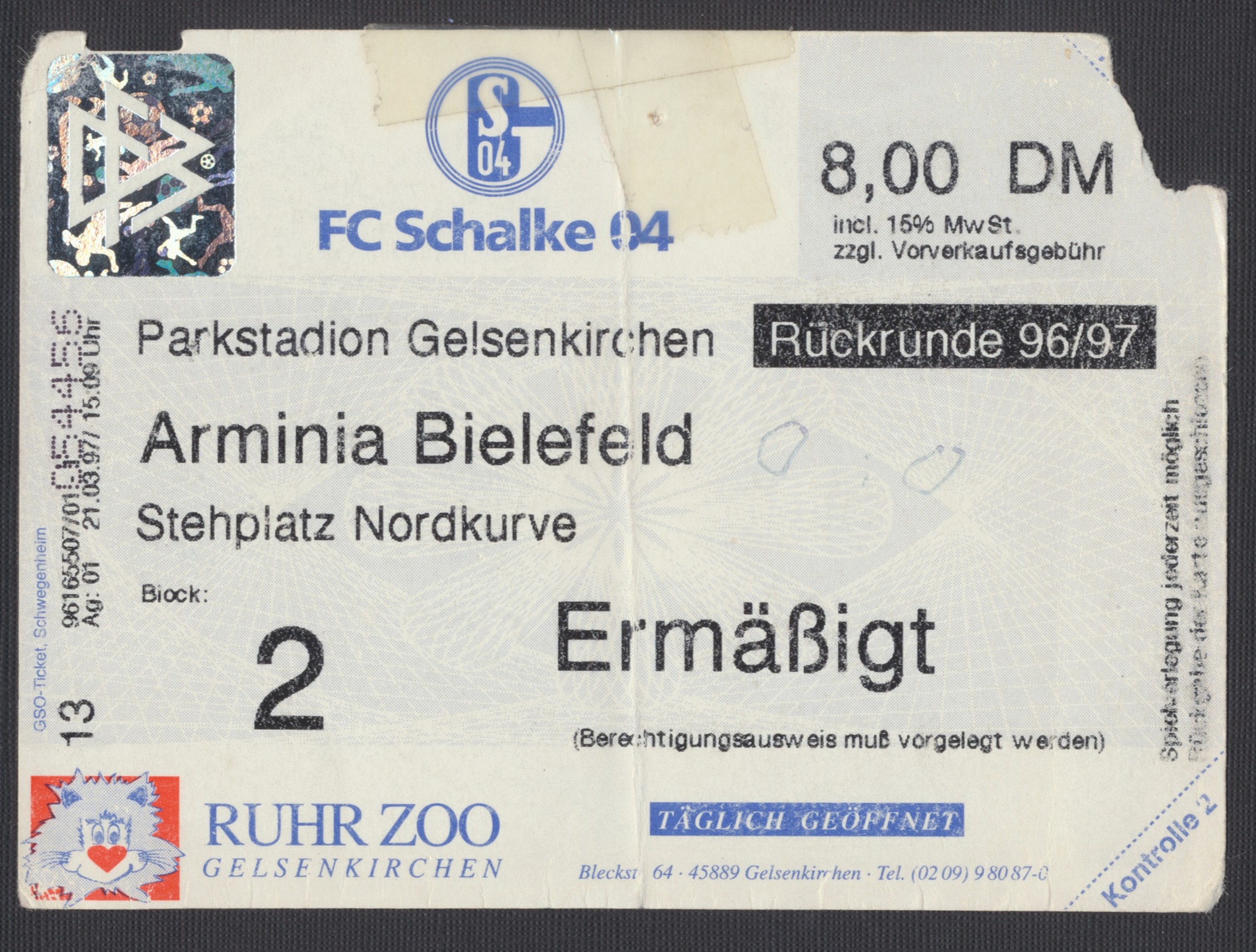 Eintrittskarte