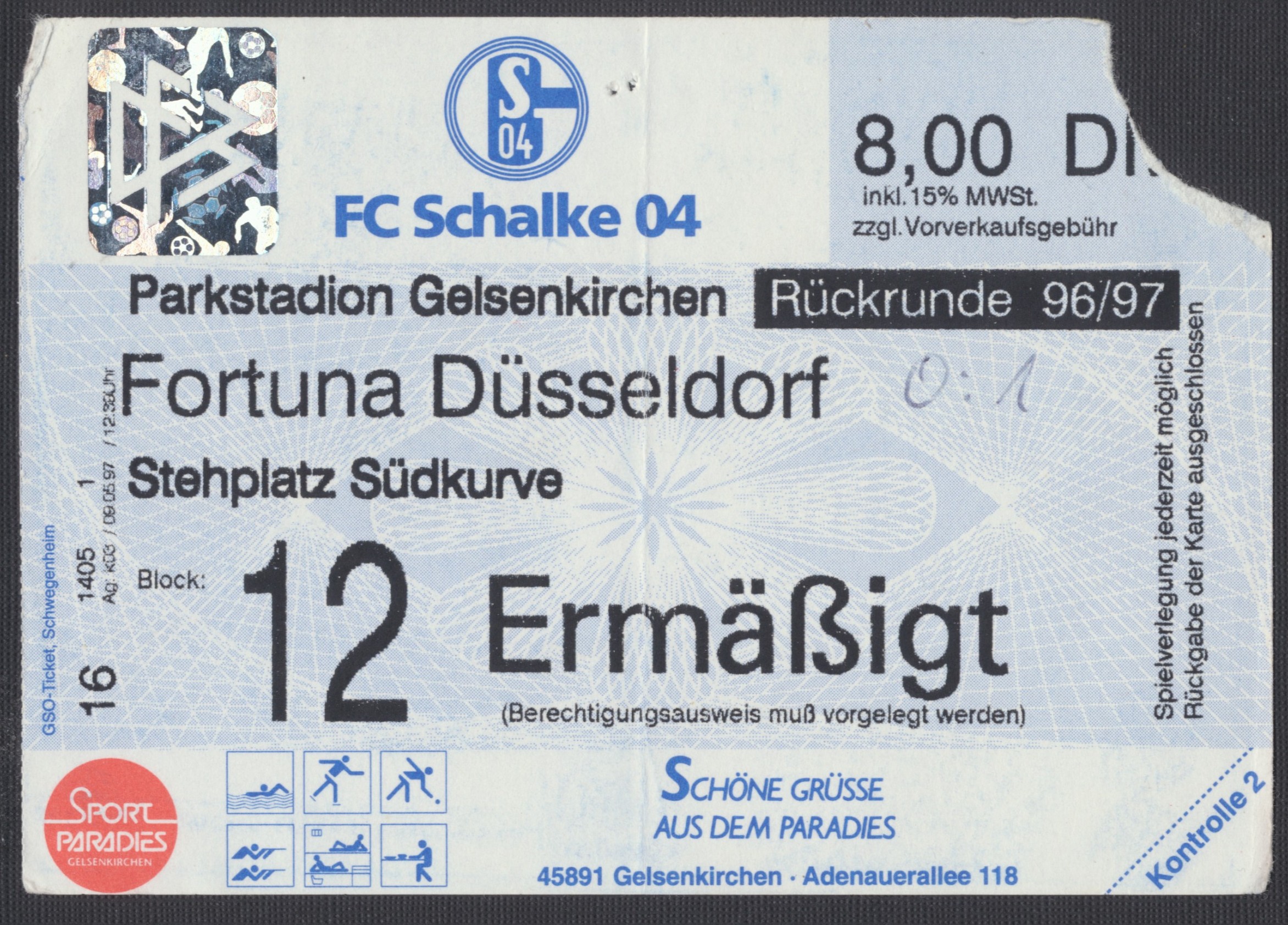 Eintrittskarte