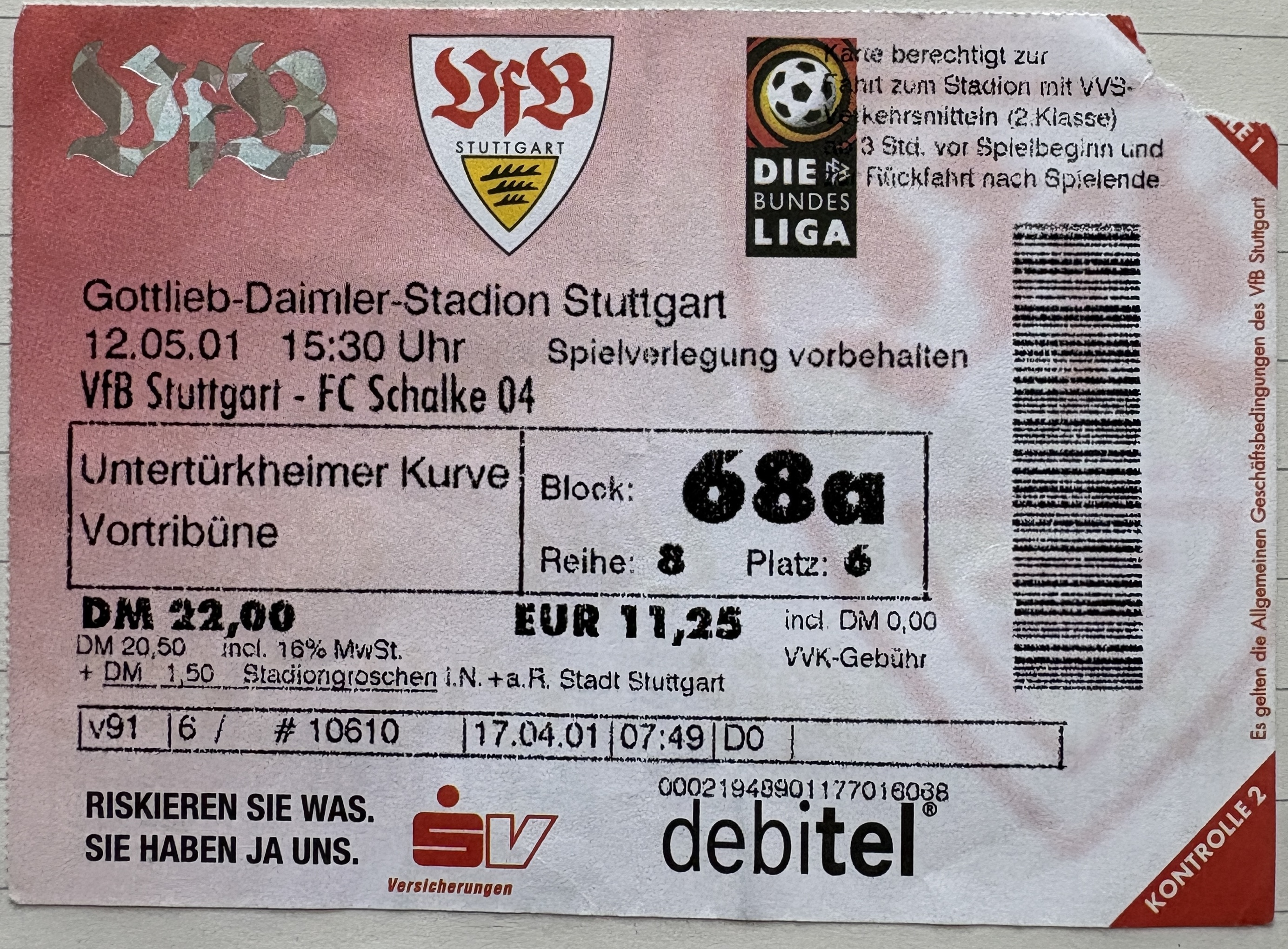 Eintrittskarte