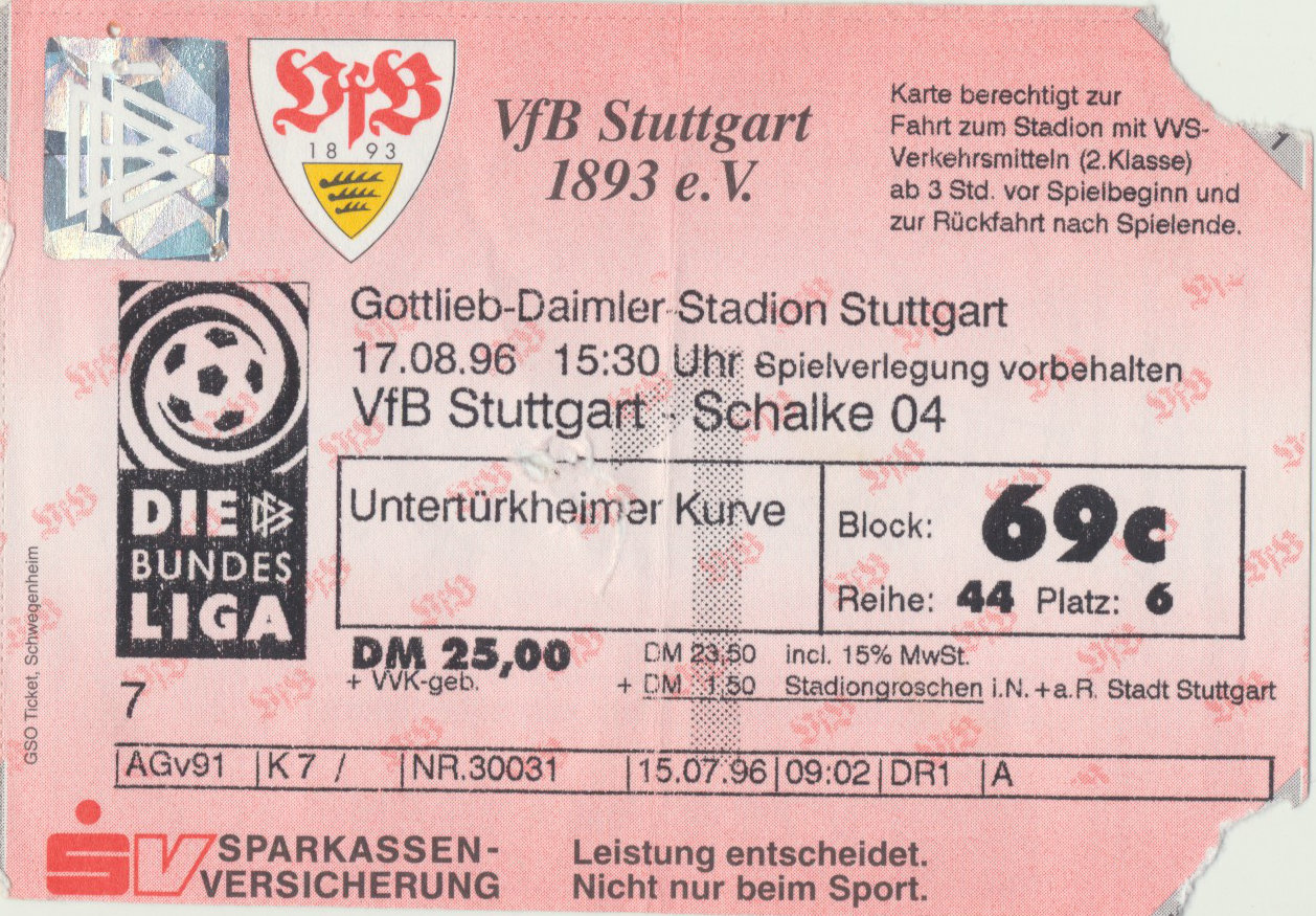 Eintrittskarte